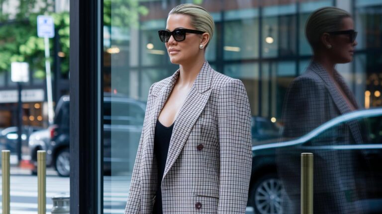 Khloe Kardashian Outfits Shine With Chic Flair
