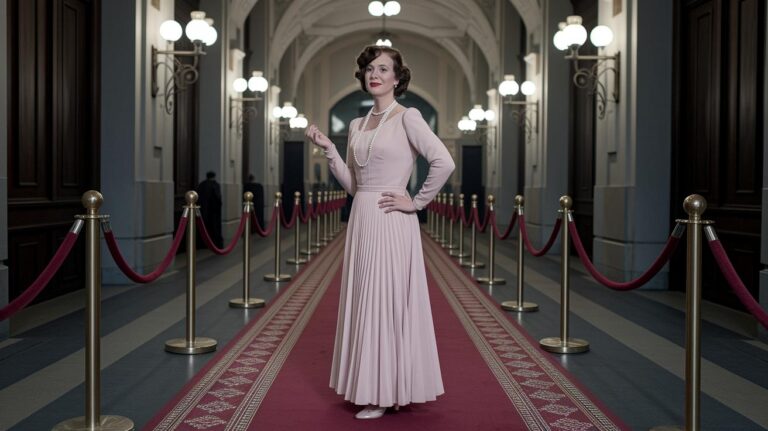 Old Hollywood Outfits Radiate Timeless Charm