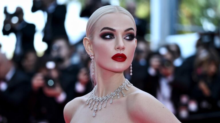 Red Carpet Makeup Radiates Celebrity Glam