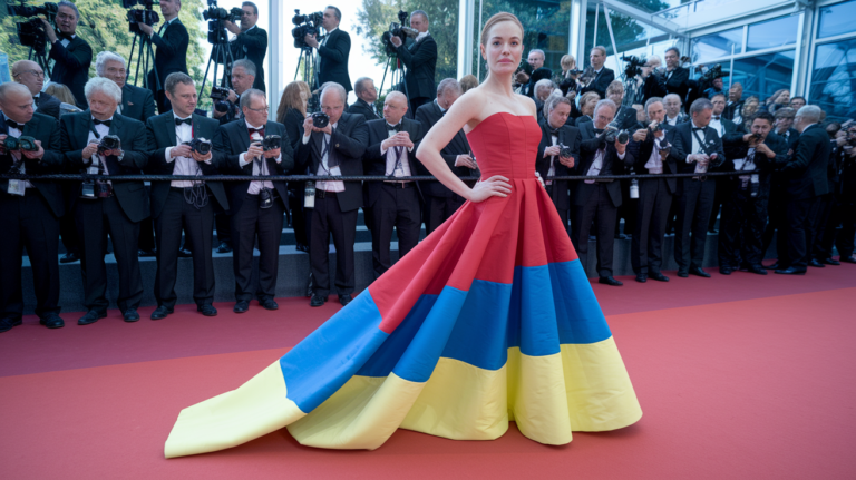 How Bold Color-Blocking Became a Red Carpet Trend
